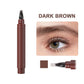 4-Tip Waterproof Brow & Beard Pen – Hair-Like Precision