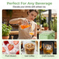One-Press Ice Cube Maker Set – 28-Grid & Odor-Proof Bin