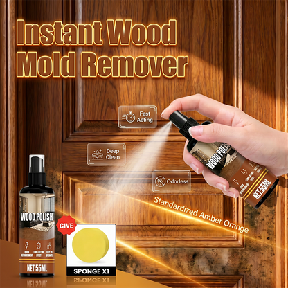 Wood Mold Remover Spray – Removes stains & mold.