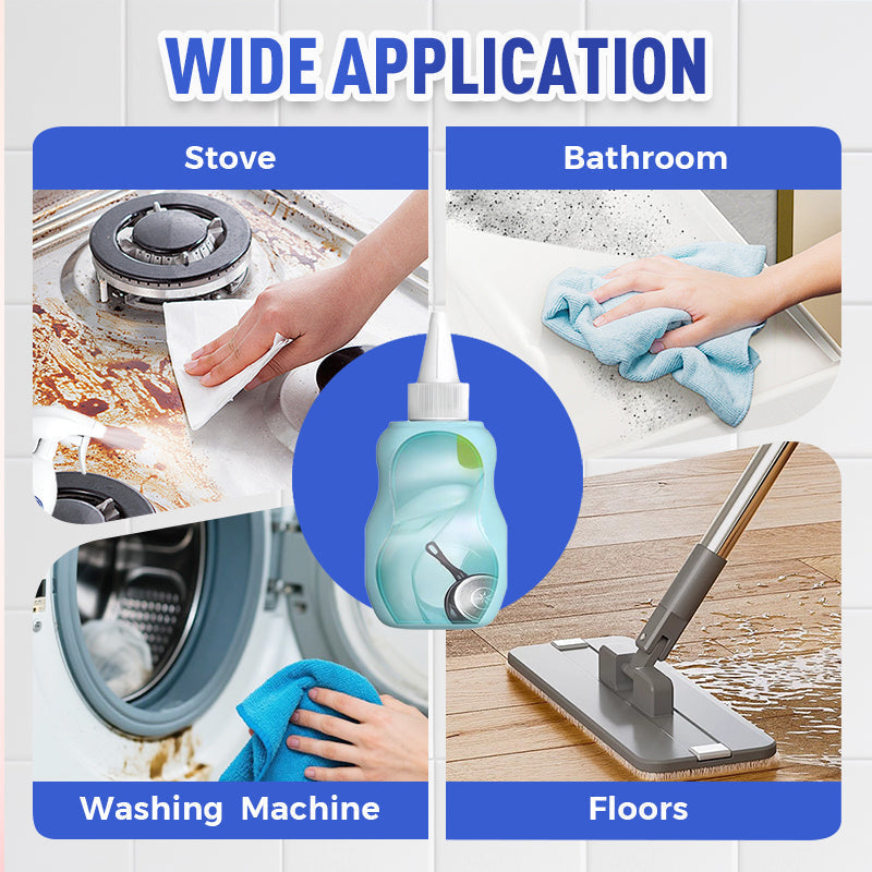 Erase Burnt-On Stains Instantly! No-Scrub Plant-Based Kitchen Cleaner