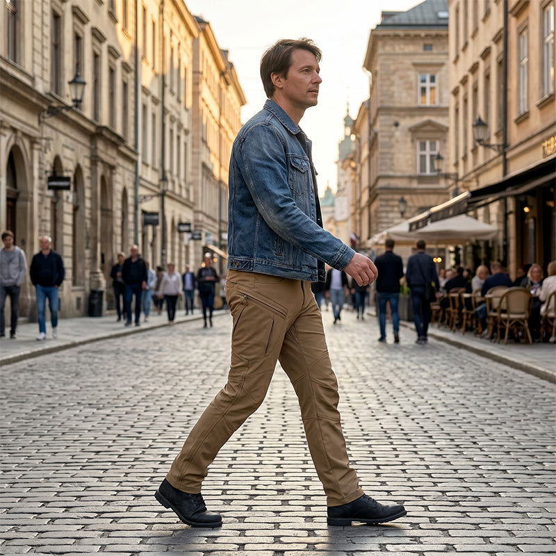 Men's Tactical Cargo Pants – Multi-Pocket & Reinforced Seams