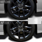 Car Wheel Rim Reflective Stripes Decal