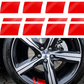 Car Wheel Rim Reflective Stripes Decal