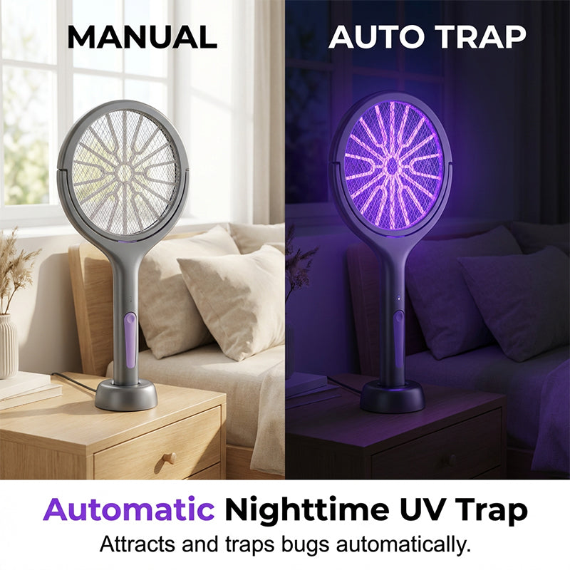 Telescopic Bug Zapper – UV Trap & Extendable Reach