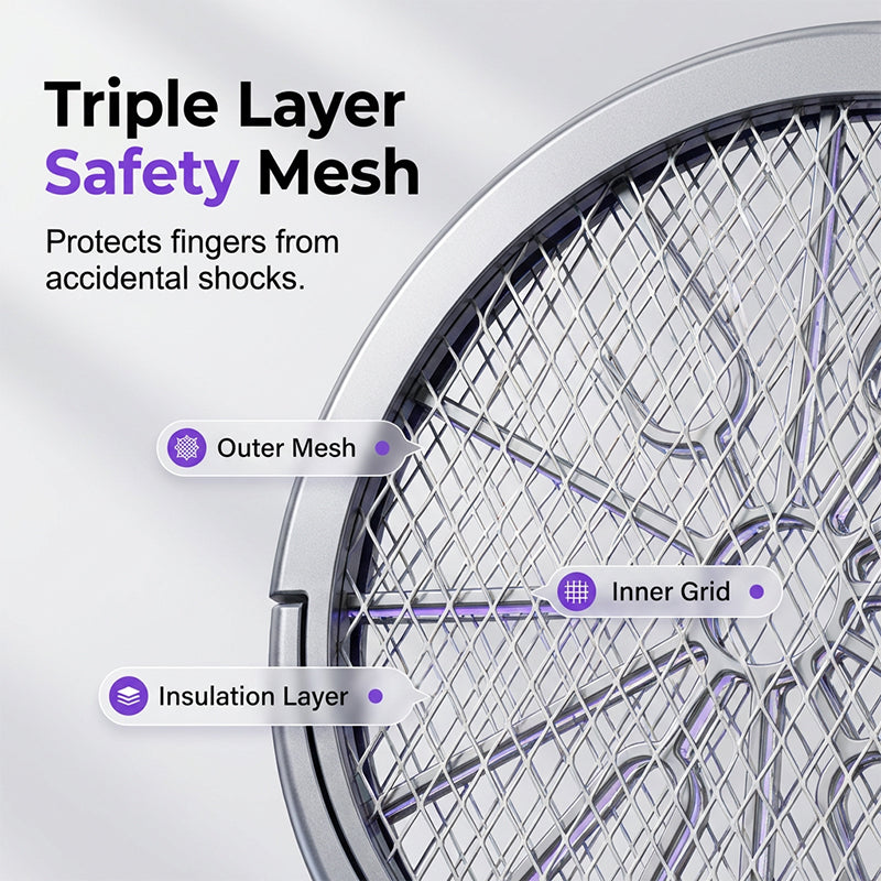 Telescopic Bug Zapper – UV Trap & Extendable Reach