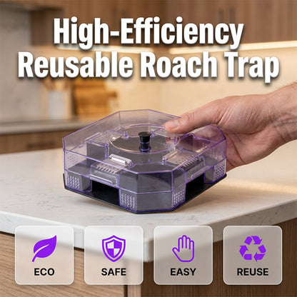 Reusable Roach Trap – One-Way Doors & Safe Capture