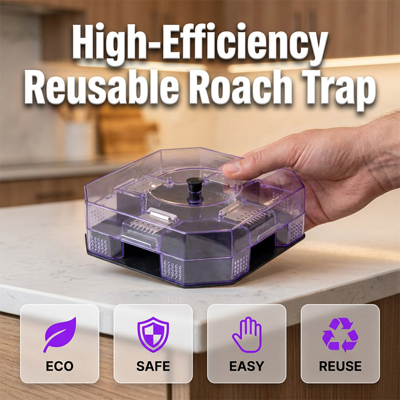 Reusable Roach Trap – One-Way Doors & Safe Physical Capture