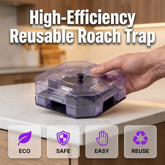 Reusable Roach Trap – One-Way Doors & Safe Physical Capture