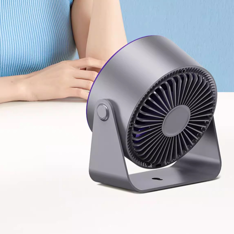 100-Speed Desk Fan – Stepless, Quiet & Dual-Use Design