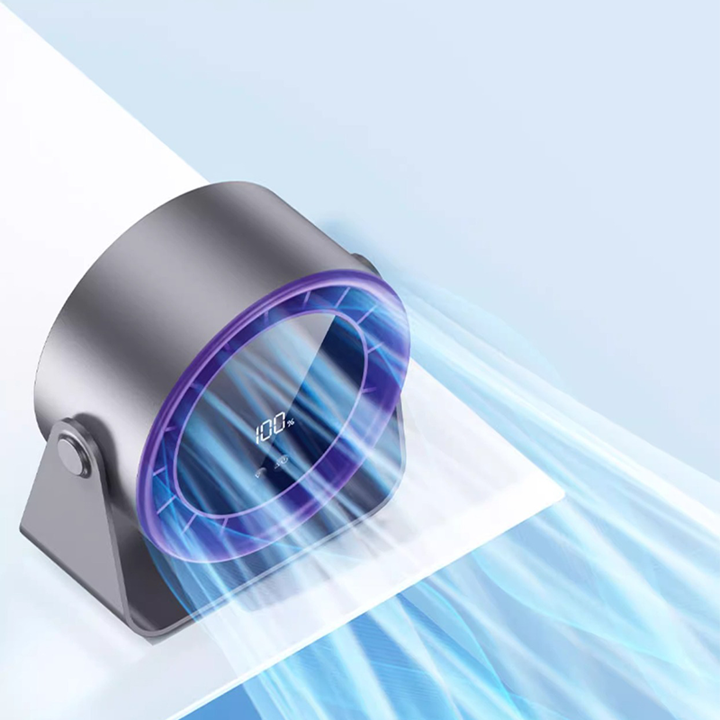 100-Speed Desk Fan – Stepless, Quiet & Dual-Use Design