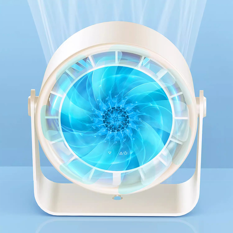 100-Speed Desk Fan – Stepless, Quiet & Dual-Use Design