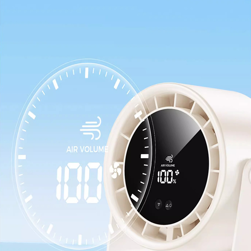 100-Speed Desk Fan – Stepless, Quiet & Dual-Use Design