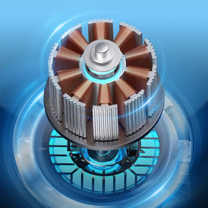 100-Speed Desk Fan – Stepless, Quiet & Dual-Use Design