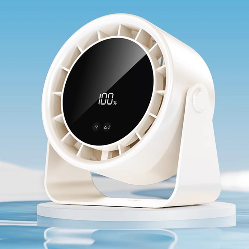 100-Speed Desk Fan – Stepless, Quiet & Dual-Use Design