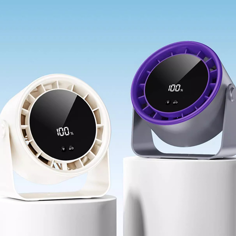 100-Speed Desk Fan – Stepless, Quiet & Dual-Use Design