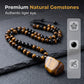 Natural Tiger Eye Men's Necklace – Handcrafted & Versatile Style