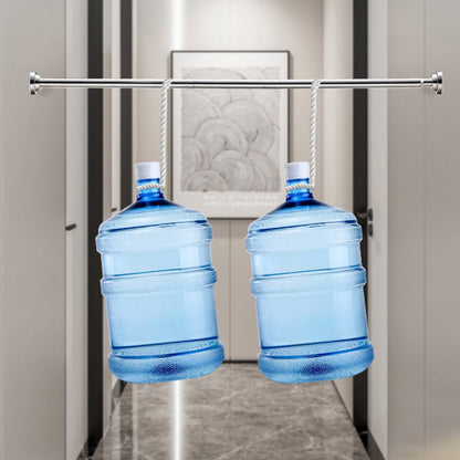 Adjustable No-Drill Tension Rod – Spring-Loaded & Anti-Slip Grip