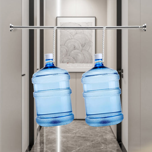 Adjustable No-Drill Tension Rod – Spring-Loaded & Anti-Slip Grip