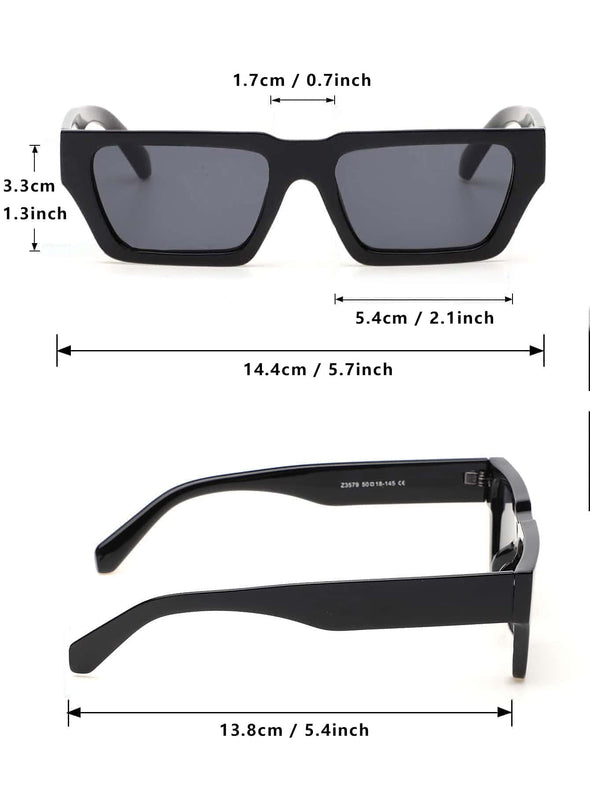 Italian-Design Polarized Sunglasses – UV 400 & Spring Hinges