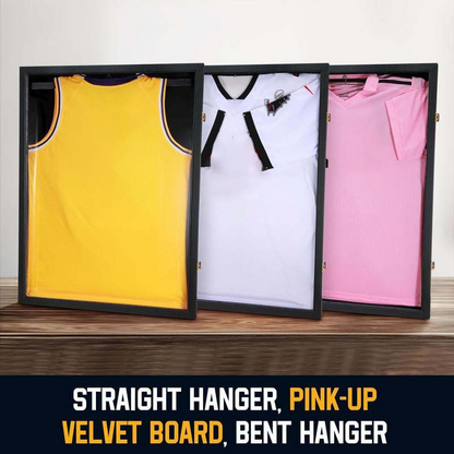 Magnetic Jersey Display Case – HD Acrylic & Wood Frame