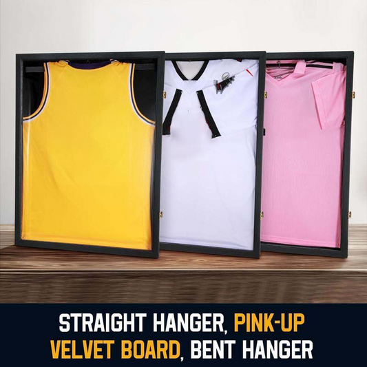 Magnetic Jersey Display Case – HD Acrylic & Wood Frame