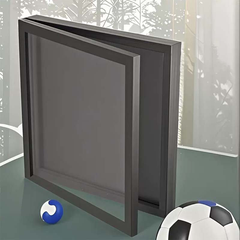 Magnetic Jersey Display Case – HD Acrylic & Wood Frame