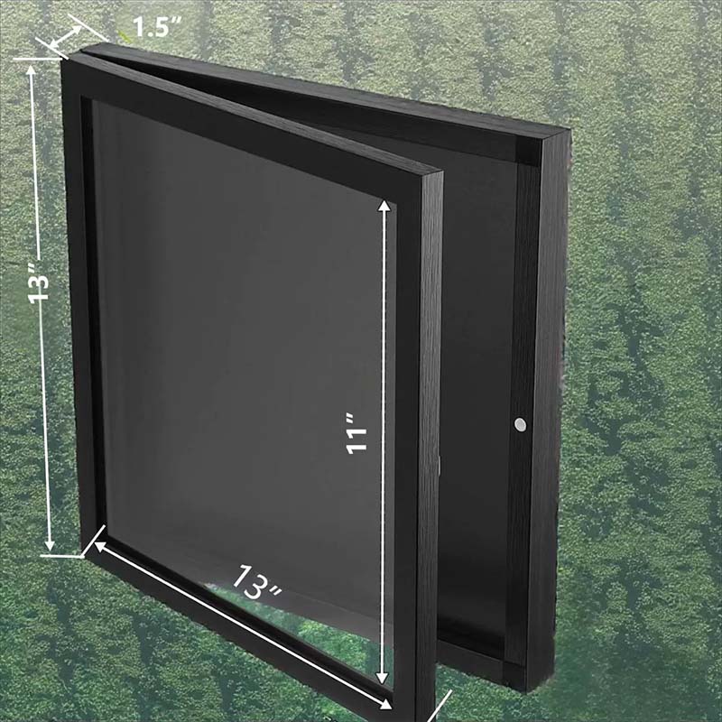 Magnetic Jersey Display Case – HD Acrylic & Wood Frame