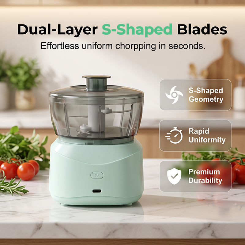Wireless Electric Meat Grinder Portable Garlic Chopper