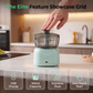 Wireless Electric Meat Grinder Portable Garlic Chopper