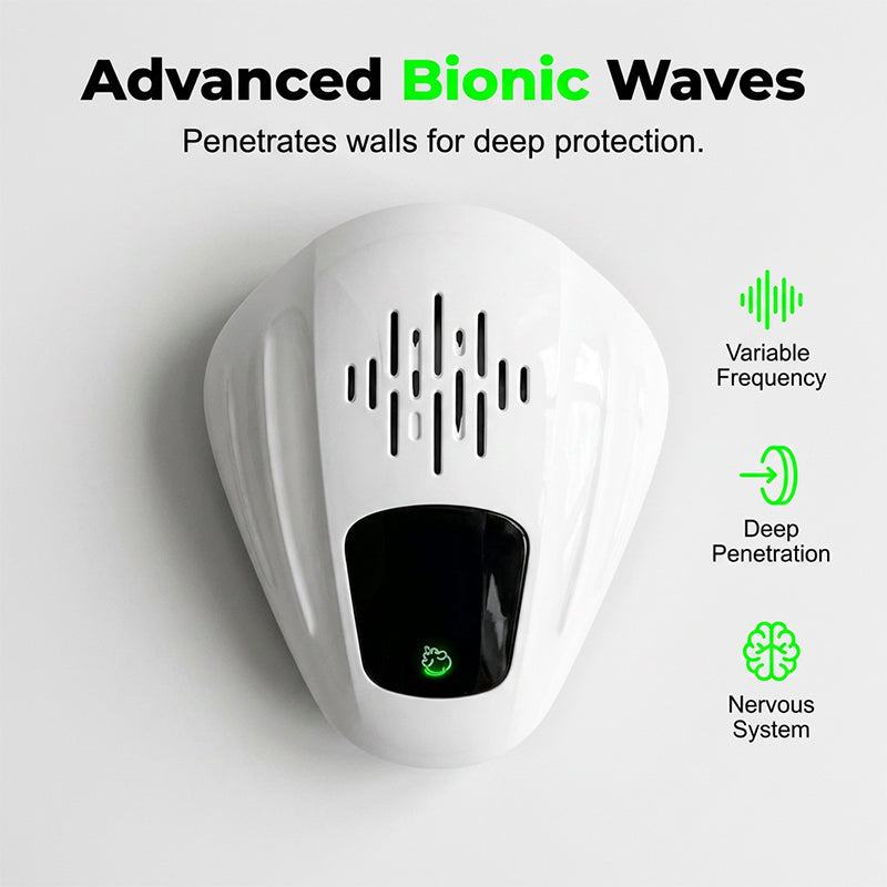 360° Ultrasonic Pest Repeller – Chemical-Free & Whole-Home Coverage