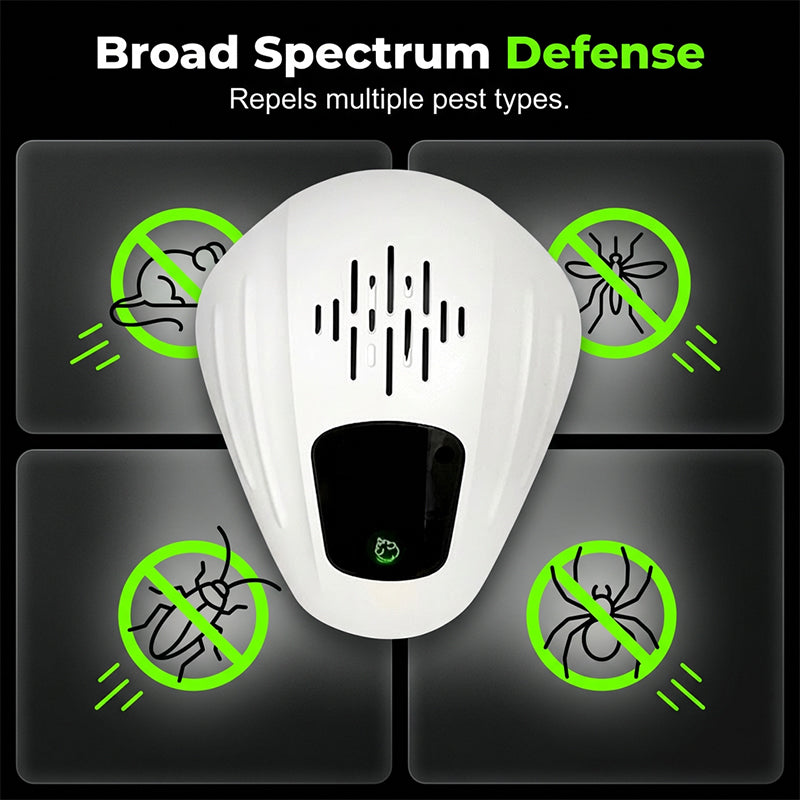 360° Ultrasonic Pest Repeller – Chemical-Free & Whole-Home Coverage