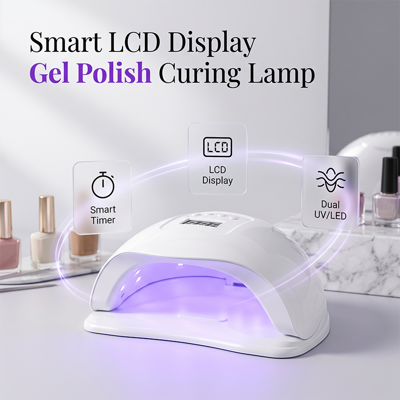 Smart LCD Display Gel Polish Curing Lamp