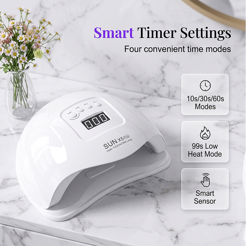 Smart LCD Display Gel Polish Curing Lamp