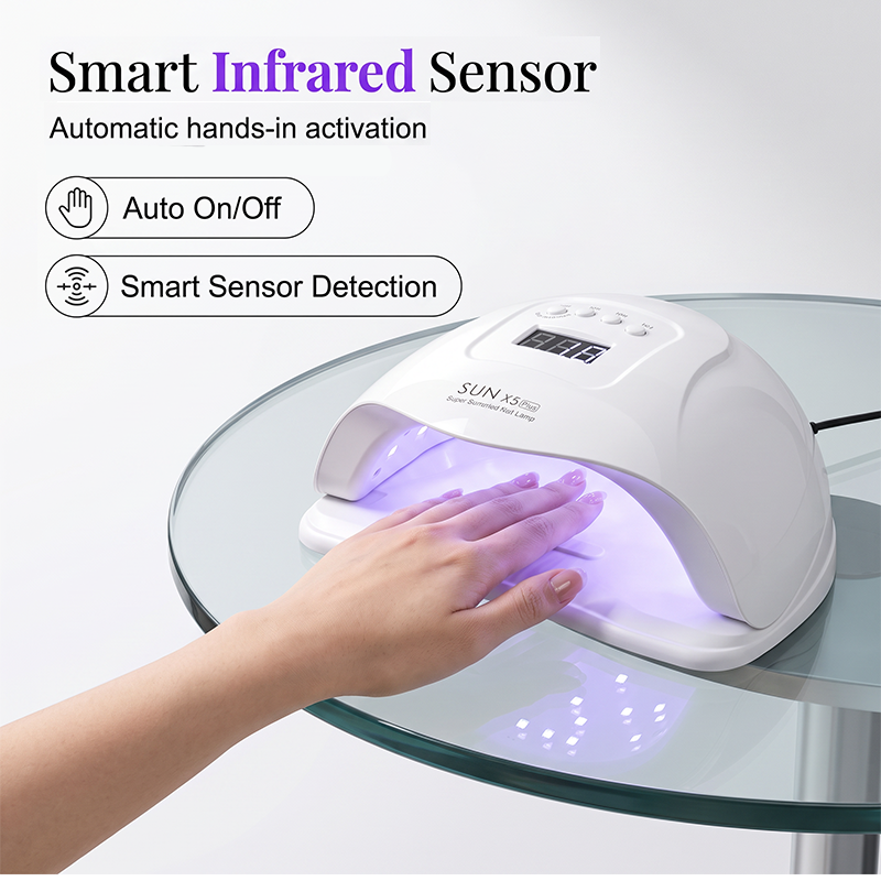 Smart LCD Display Gel Polish Curing Lamp