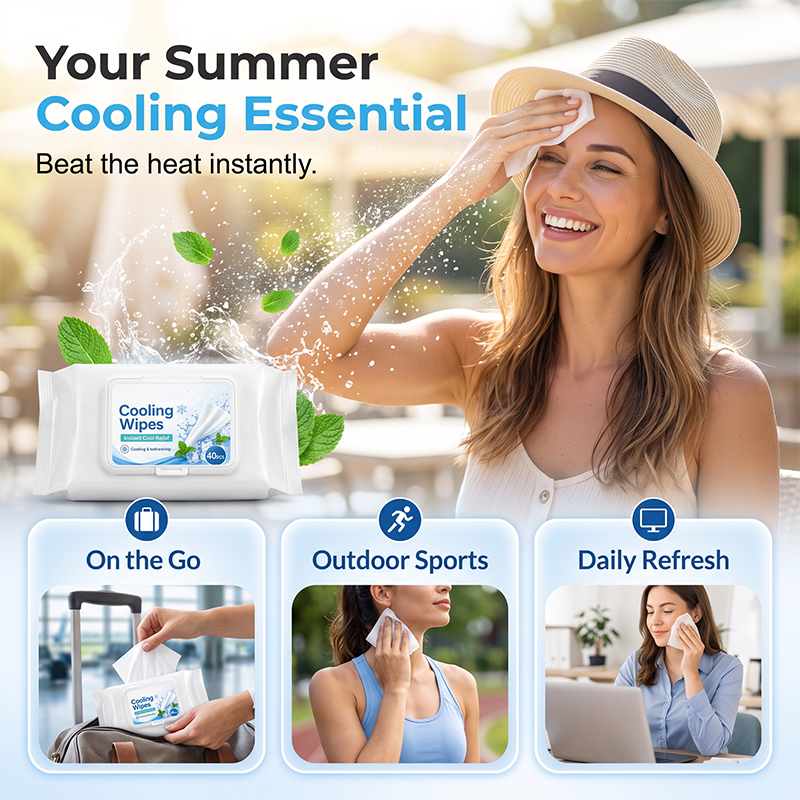 Cooling Gym Wipes – Instant Full-Body Refresh & Gentle Formula
