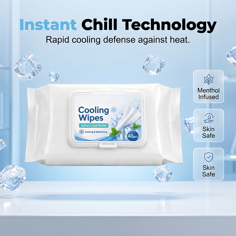 Cooling Gym Wipes – Instant Full-Body Refresh & Gentle Formula