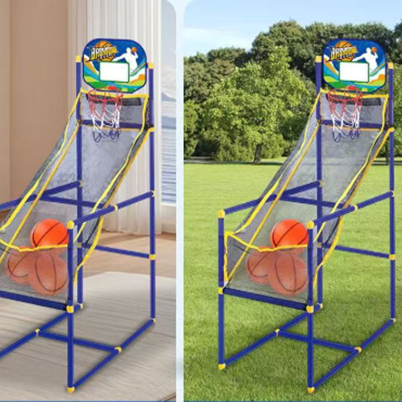 Automatic Ball Return Basketball Toy – Safe & Portable Arcade Fun