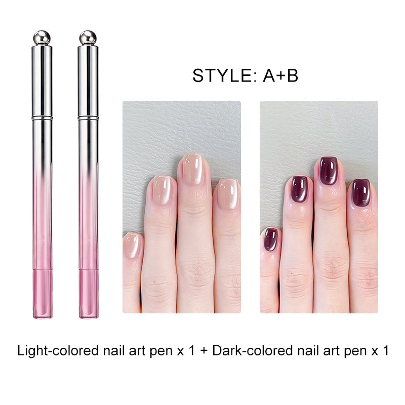 💅All-in-One Cat Eye Nail Gel Pen