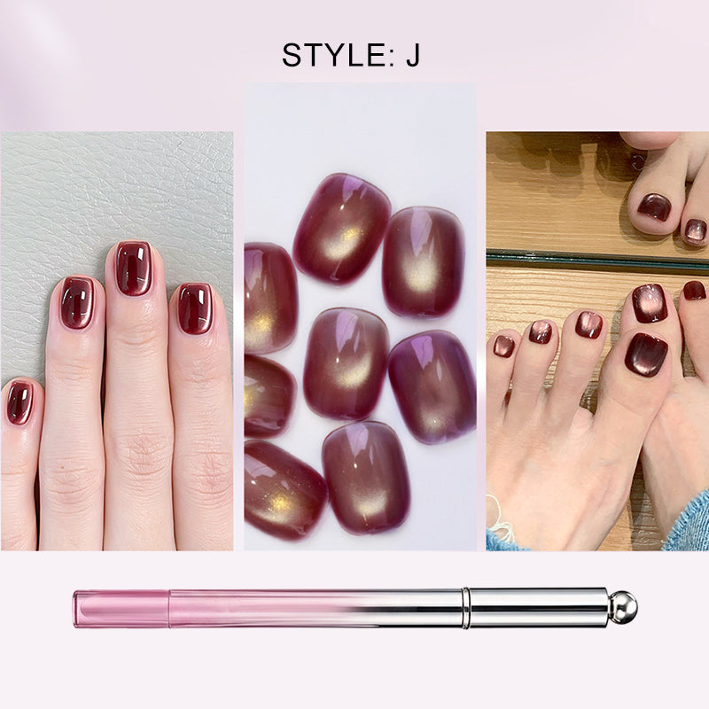 💅All-in-One Cat Eye Nail Gel Pen