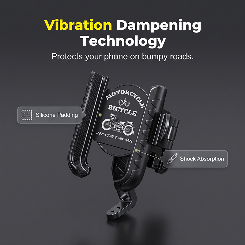 Bike Phone Mount – Secure Lock & One-Handed Quick Release