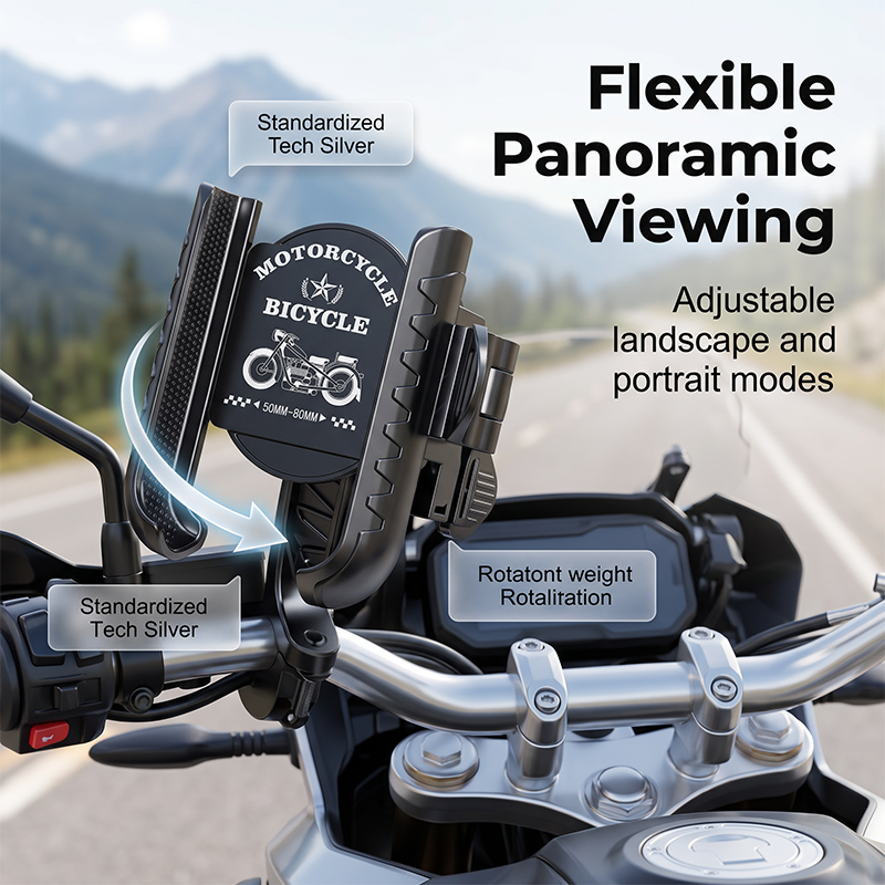 Bike Phone Mount – Secure Lock & One-Handed Quick Release