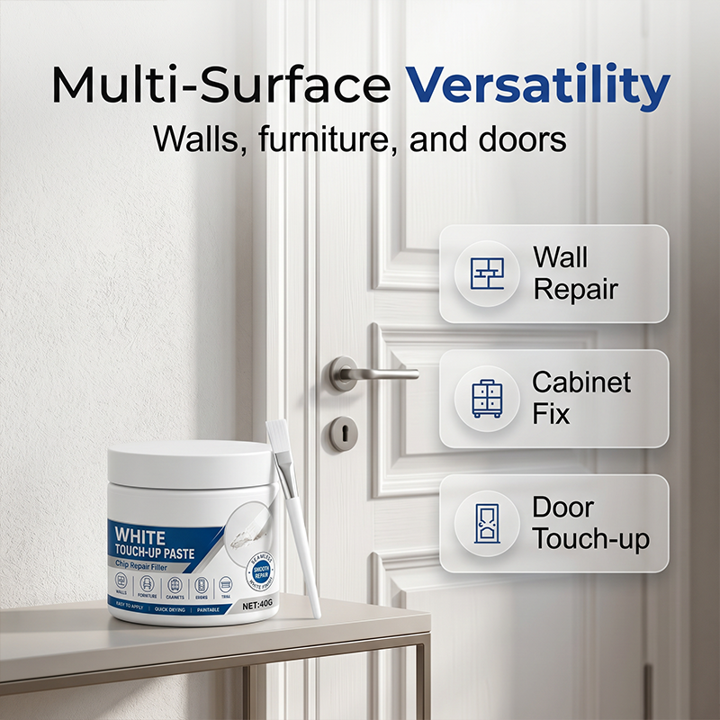 White Touch-Up Paste – Quick-Dry Multi-Surface Scratch Repair