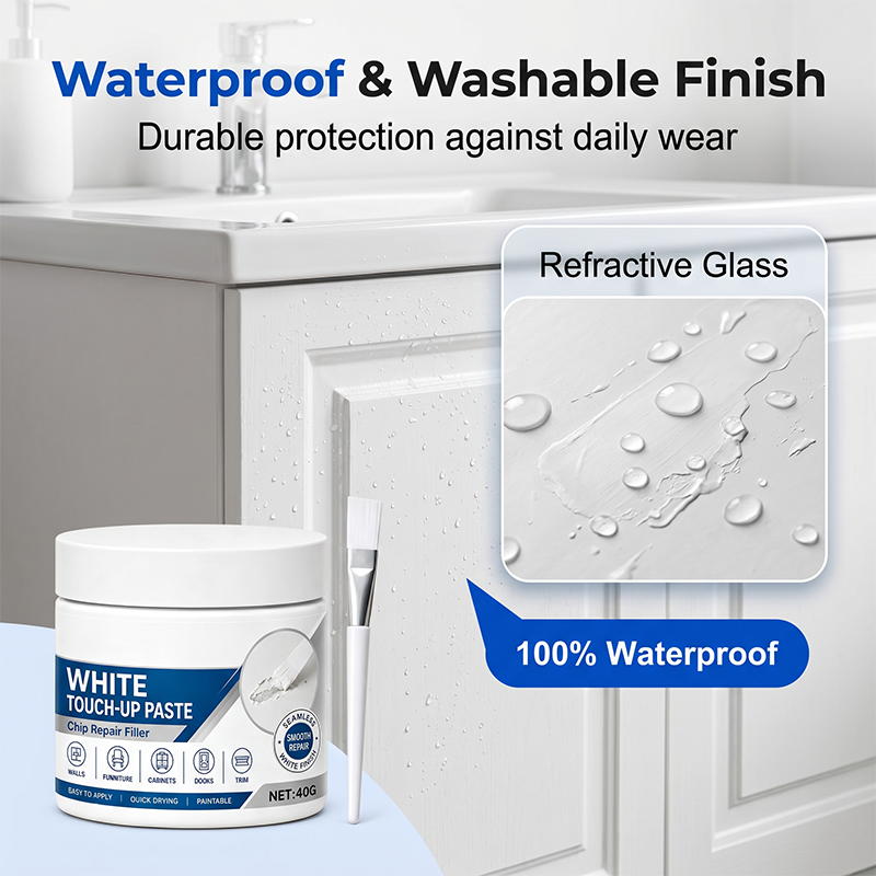 White Touch-Up Paste – Quick-Dry Multi-Surface Scratch Repair