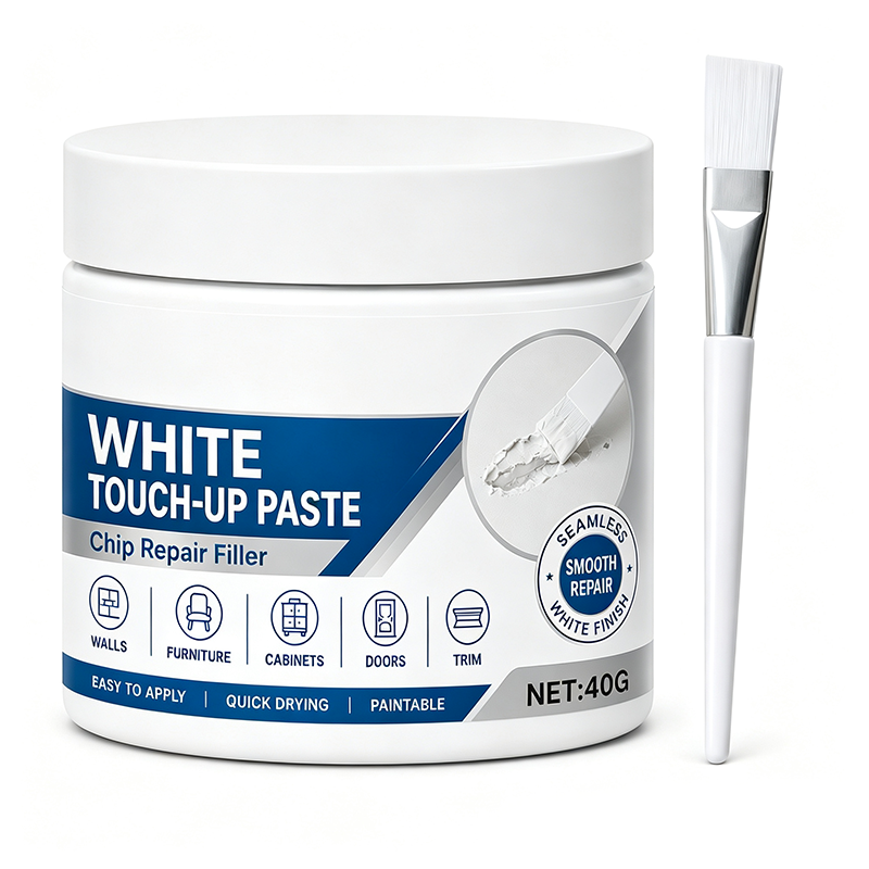 White Touch-Up Paste – Quick-Dry Multi-Surface Scratch Repair