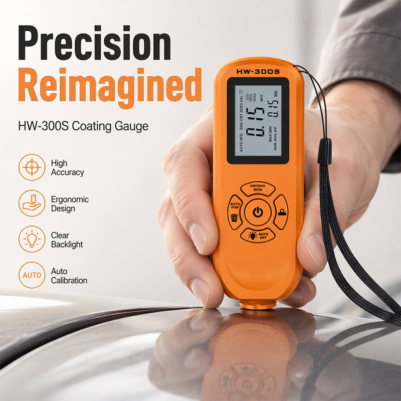 Digital Coating Thickness Gauge – Precision Paint Depth Tester