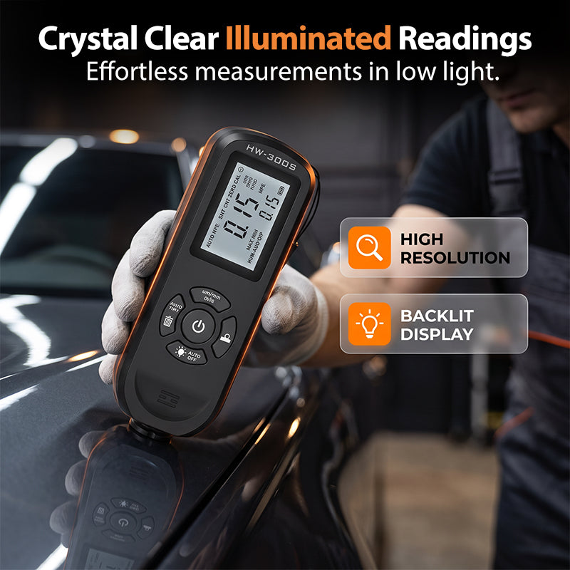 Digital Coating Thickness Gauge – Precision Paint Depth Tester