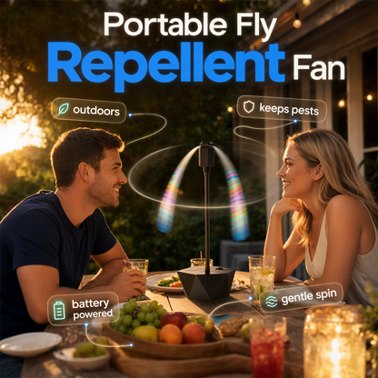 USB Fly Repellent Fan – Compact & Chemical-Free Outdoor Protection