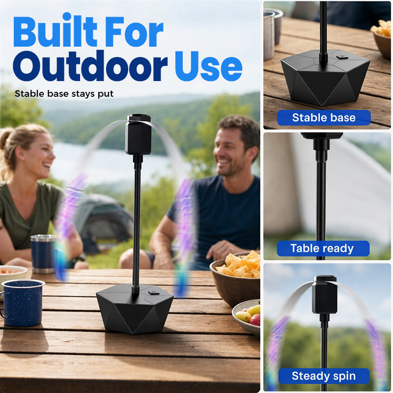 USB Fly Repellent Fan – Compact & Chemical-Free Outdoor Protection
