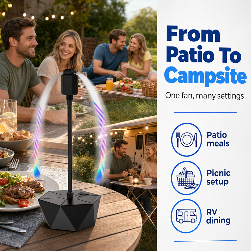 USB Fly Repellent Fan – Compact & Chemical-Free Outdoor Protection