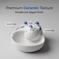 Santorini-Inspired Ceramic Key Bowl – Functional & Decorative Entryway Organizer